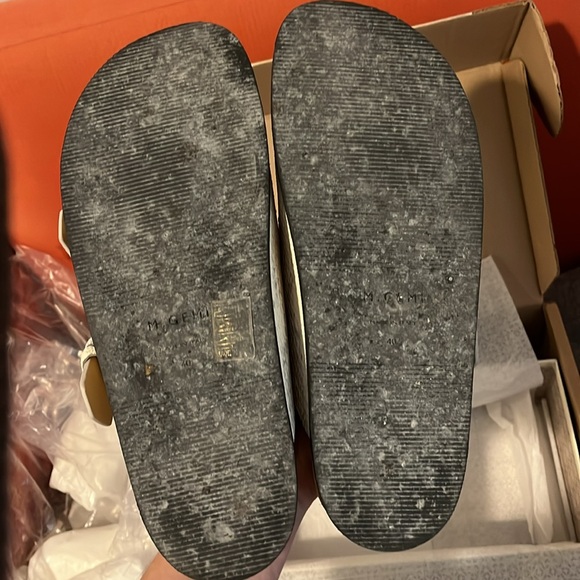 Worn Once M.GEMI SOLD OUT Matilde Slide Sandal Snake Print Sandstone sz 40 - Picture 6 of 6